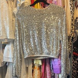 NWT Show Me Your Mumi Sequin Top